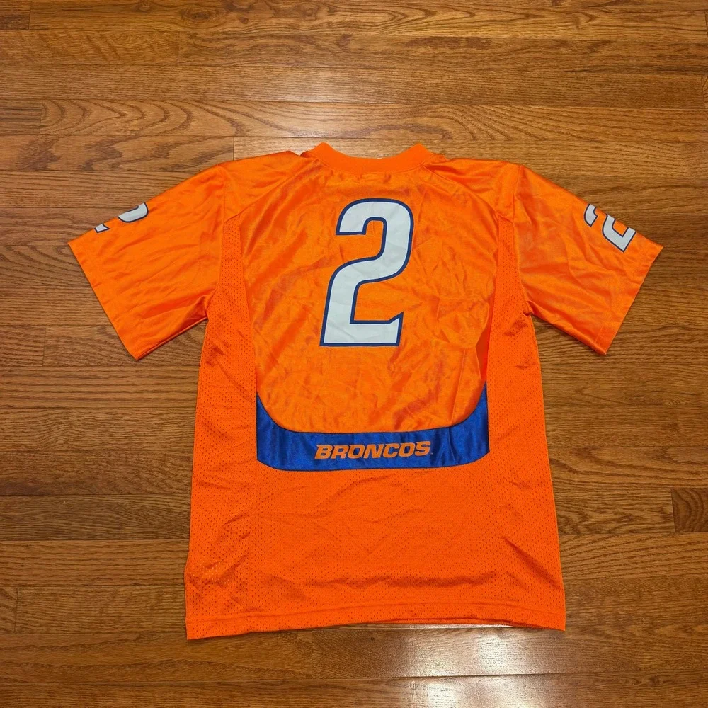 Nike Boise State Broncos Youth Football Jersey Orange Blue Size Large 16/18